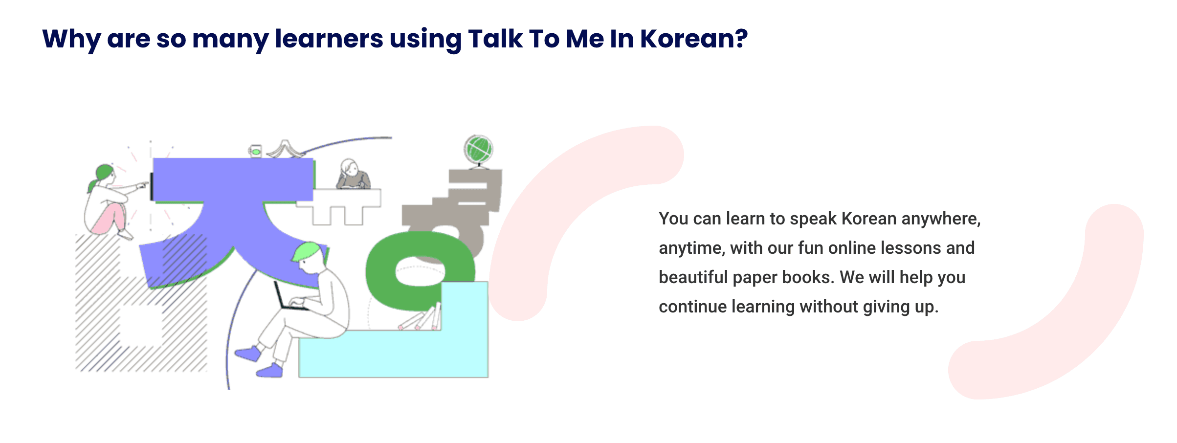 You can learn to speak Korean here